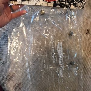 Gringo blast shield clear snap on visor!